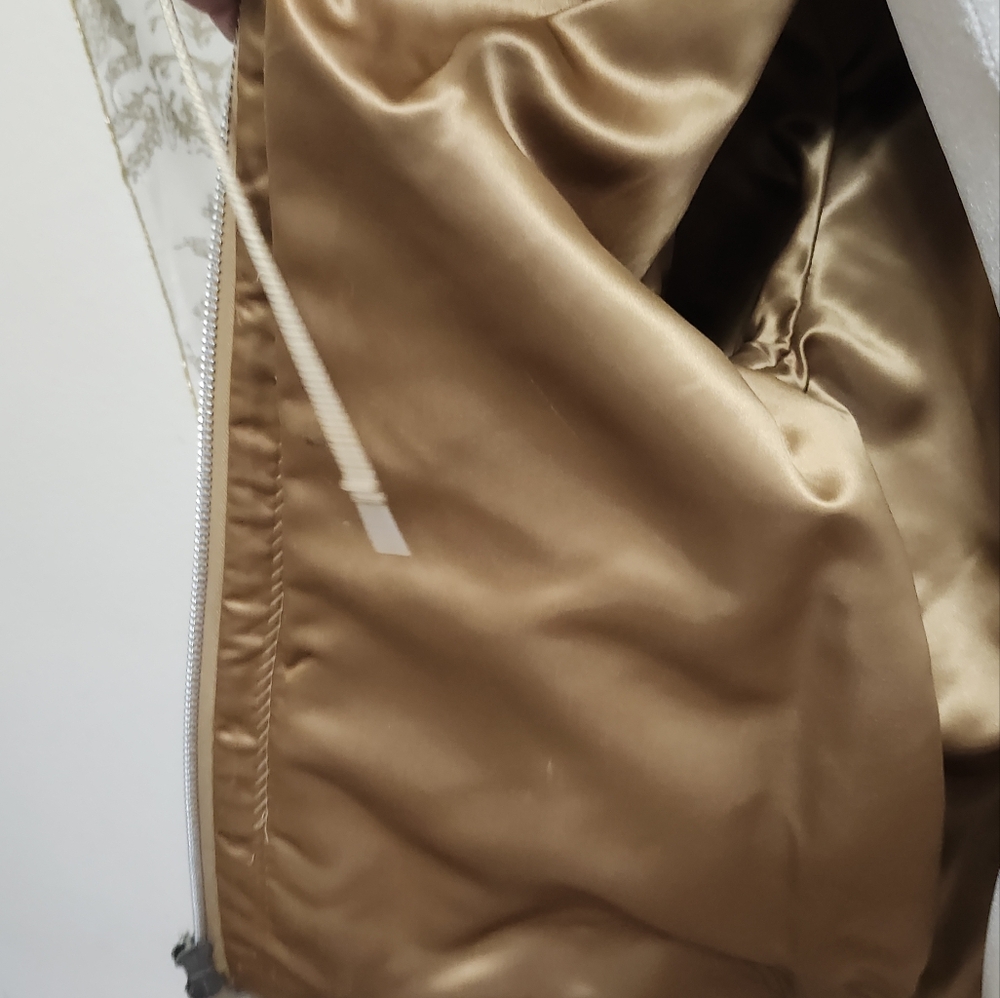 Vintage 70s 80s genuine rabbit fur hooded tan and Cream hooded jacket/ c… - Picture 6 of 9